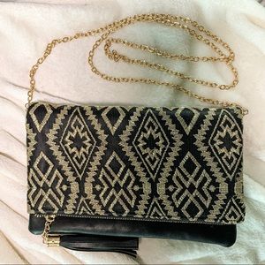 Fashion To Figure Chain Tribe Gold Purse